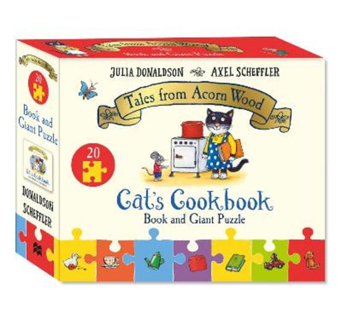 Cat's Cookbook Book and Giant Puzzle Gift Set by Julia Donaldson - 9781035045815