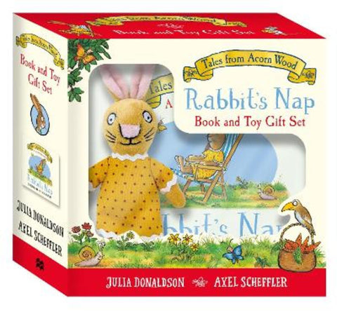 Tales from Acorn Wood: Rabbit's Nap Book and Toy Gift Set by Julia Donaldson - 9781035084456