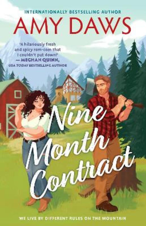 Nine Month Contract: A spicy grumpy/sunshine, small-town rom-com perfect for fans of Meghan Quinn and Tessa Bailey by Amy Daws - 9781038953421