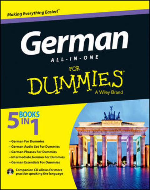 German All-in-One For Dummies, with CD by Wendy Foster - 9781118491409