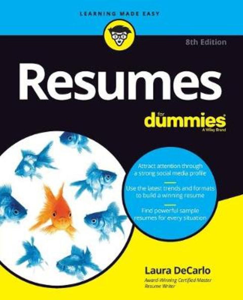 Resumes For Dummies by Laura DeCarlo - 9781119539285