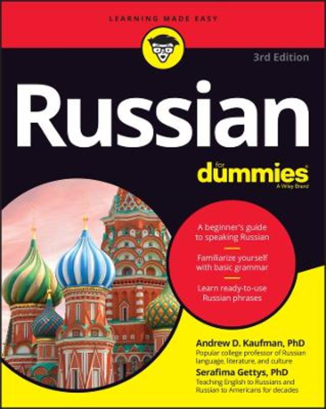 Russian For Dummies by Andrew D. Kaufman (University of Georgia) - 9781119868606