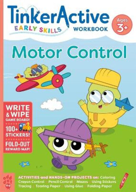 TinkerActive Early Skills Motor Control Workbook Ages 3+ by Enil Sidat - 9781250784377