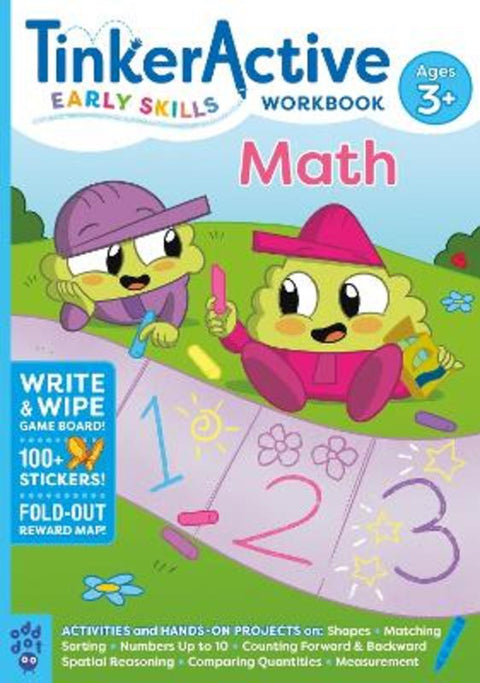 TinkerActive Early Skills Math Workbook Ages 3+ by Nathalie Le Du - 9781250784391