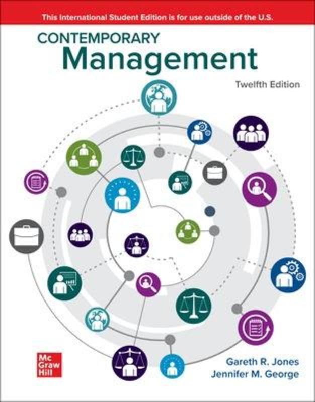 Contemporary Management ISE by Gareth Jones - 9781264972432
