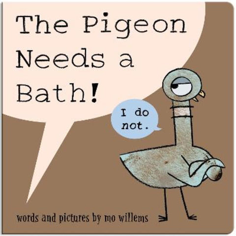 The Pigeon Needs a Bath! (Board Book) by Mo Willems - 9781368117142