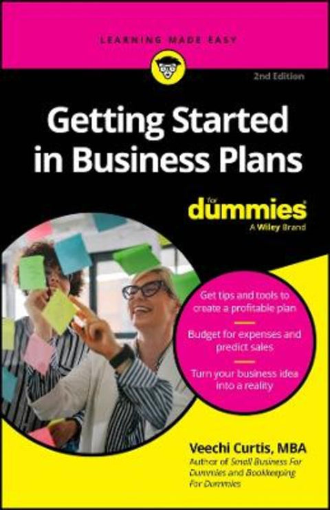 Getting Started in Business Plans For Dummies by Veechi Curtis - 9781394237340