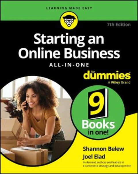 Starting an Online Business All-in-One For Dummies by Shannon Belew - 9781394271085