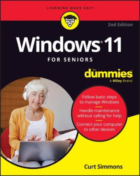 Windows 11 For Seniors For Dummies, 2nd Edition by Curt Simmons - 9781394276912