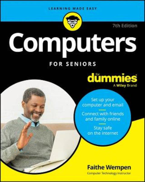 Computers For Seniors For Dummies by Faithe Wempen (Computer Support Technician and Trainer) - 9781394278312