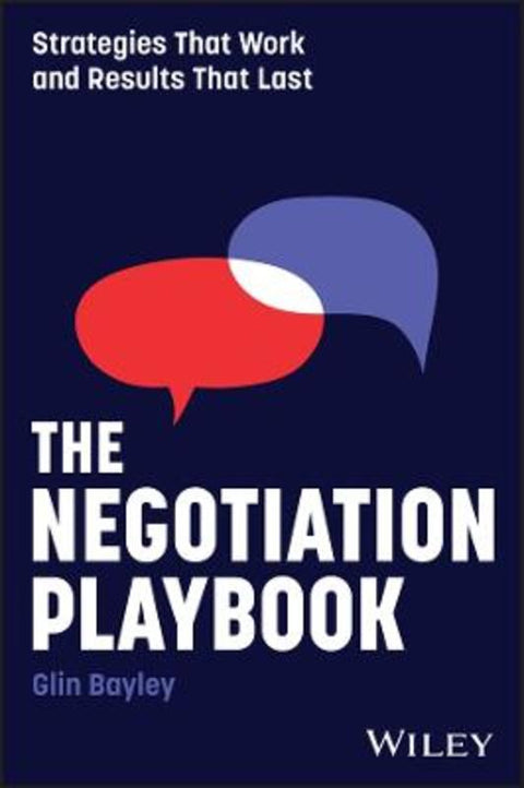 The Negotiation Playbook by Glin Bayley - 9781394284689