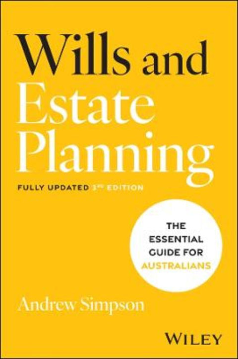 Wills and Estate Planning by Andrew Simpson - 9781394337705
