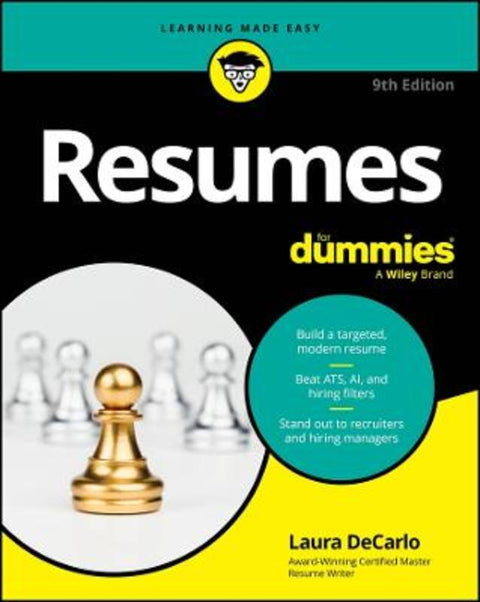 Resumes For Dummies by Laura DeCarlo (Career Directors International (CDI), LLC) - 9781394392506