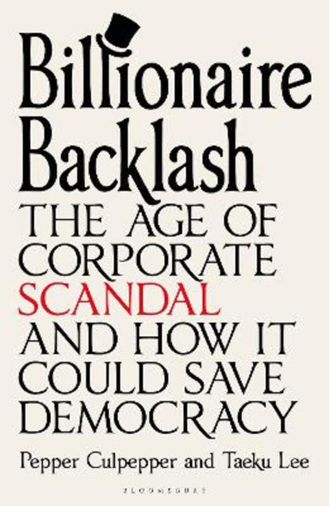 Billionaire Backlash by Pepper Culpepper - 9781399424103