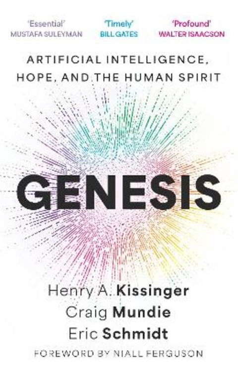 Genesis by Eric Schmidt, III - 9781399819114