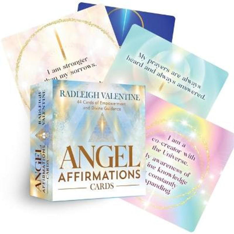 Angel Affirmations Cards by Radleigh Valentine - 9781401973612