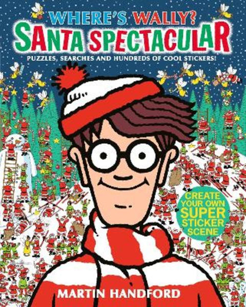 Where's Wally? Santa Spectacular Sticker Activity Book by Martin Handford - 9781406378634