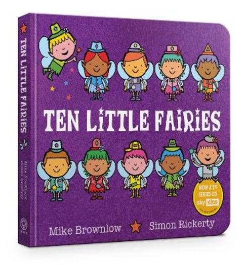 Ten Little Fairies Board Book by Mike Brownlow - 9781408370490