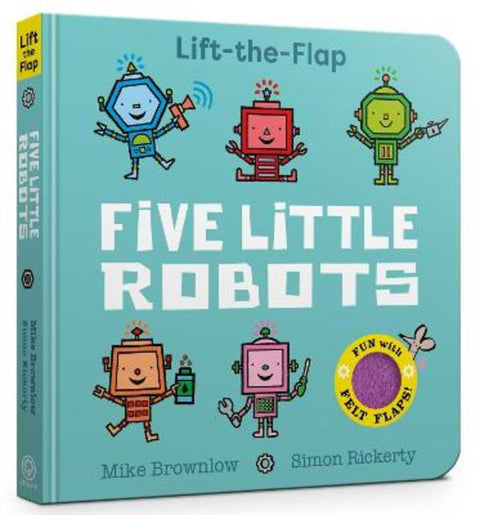 Five Little Robots by Mike Brownlow - 9781408377567