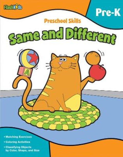 Preschool Skills: Same and Different (Flash Kids Preschool Skills) by Flash Kids Editors - 9781411434264