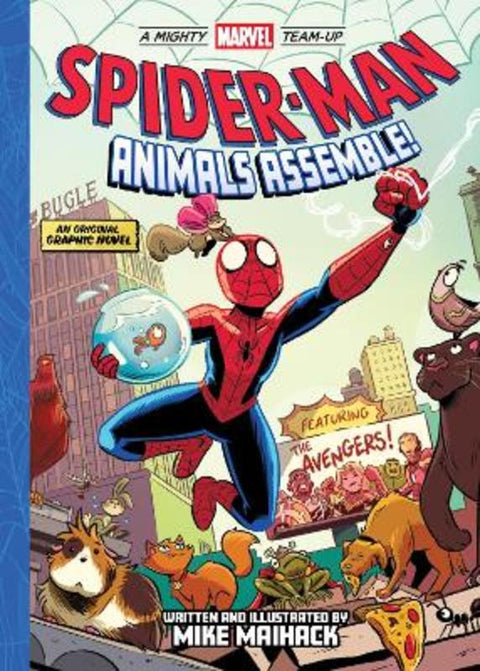 Spider-Man: Animals Assemble! (A Mighty Marvel Team-Up) : Volume 1 by Mike Maihack - 9781419764813