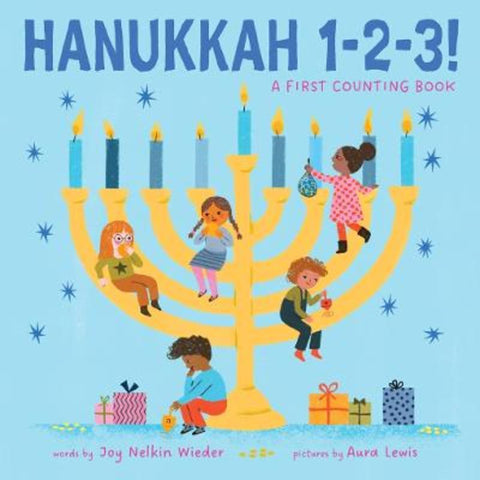 Hanukkah 1-2-3!: A First Counting Book (A Jewish Holiday Concept Book) by Joy Nelkin Wieder - 9781419776182