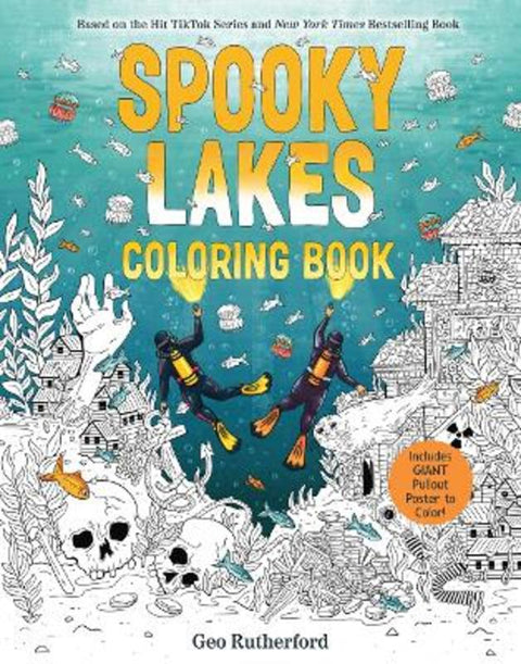 Spooky Lakes Coloring Book by Geo Rutherford - 9781419784101
