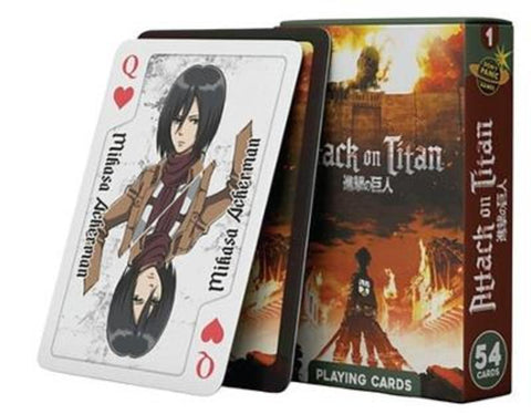 Attack on Titan - Playing cards from TOKYOPOP - Harry Hartog gift idea