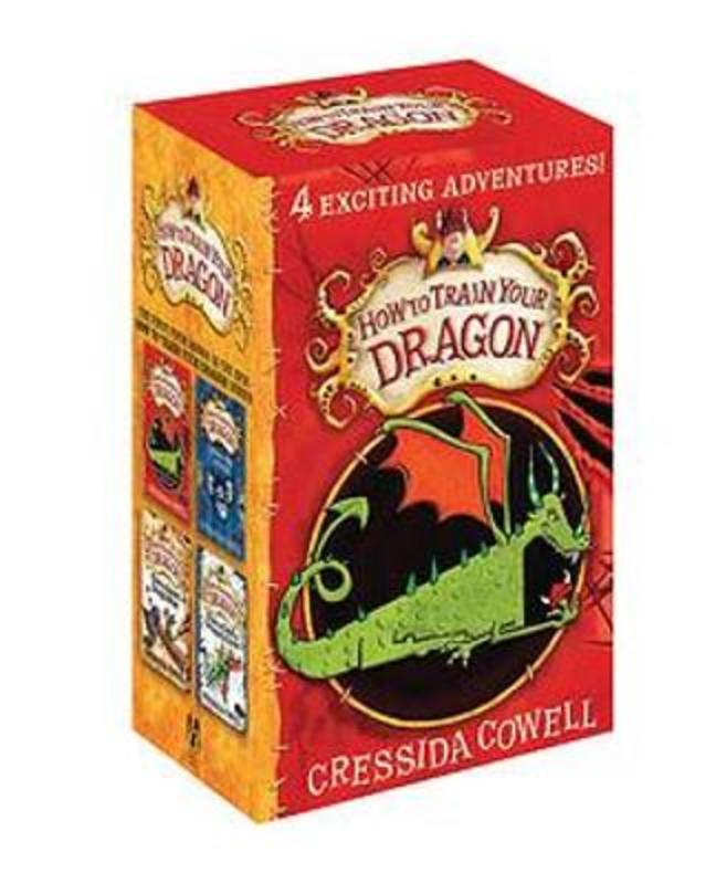 How To Train Your Dragon Books 1-4 ANZ PACK by Cressida Cowell - 9781444935509
