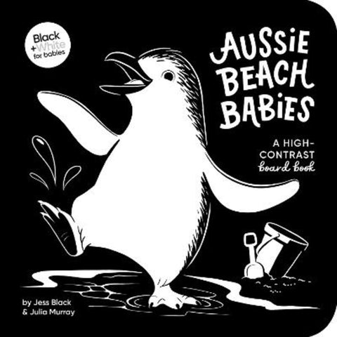 Aussie Beach Babies: A high-contrast board book: New for 2025! by Jess Black - 9781460768204