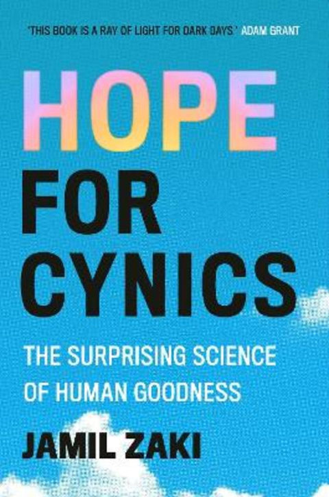 Hope for Cynics by Jamil Zaki - 9781472148193