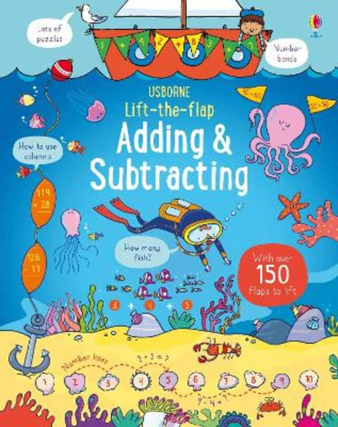 Lift-the-Flap Adding and Subtracting by Rosie Hore - 9781474936613