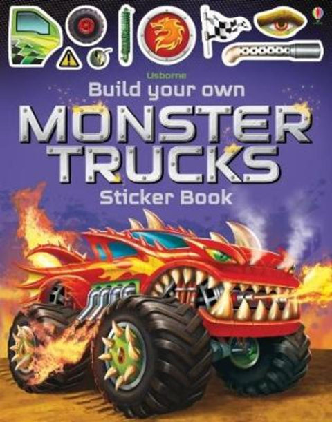 Build Your Own Monster Trucks Sticker Book by Simon Tudhope - 9781474937504
