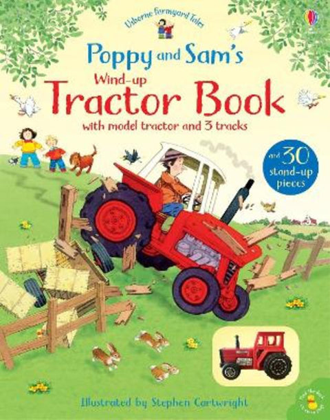 Poppy and Sam's Wind-Up Tractor Book by Sam Taplin - 9781474962582