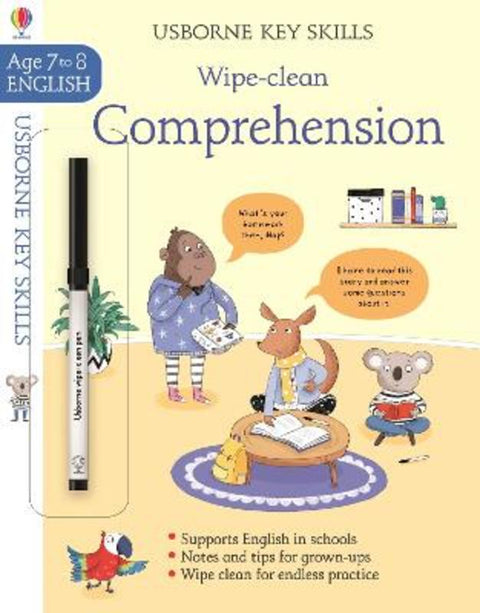 Wipe-Clean Comprehension 7-8 by Caroline Young - 9781474968515