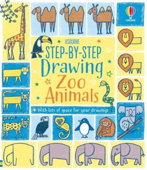 Step-by-step Drawing Zoo Animals by Fiona Watt - 9781474989787