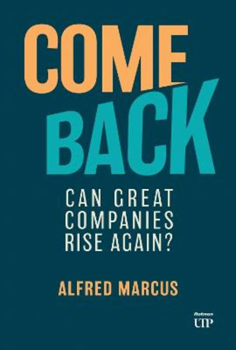 Comeback by Alfred Marcus - 9781487547974