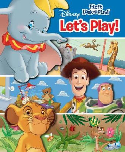 Disney Lets Play First Look & Find OP by P. I. Kids - 9781503743311