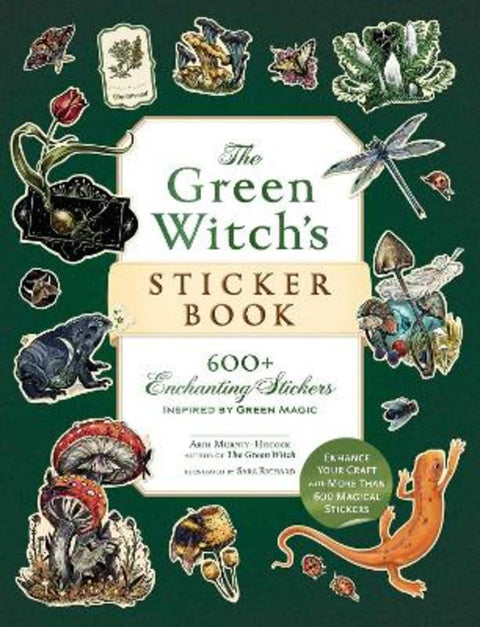 The Green Witch's Sticker Book by Arin Murphy-Hiscock - 9781507222942