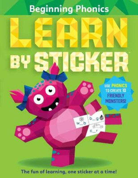 Learn by Sticker: Beginning Phonics by Workman Publishing - 9781523519798
