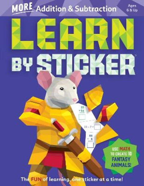 Learn by Sticker: More Addition & Subtraction by Workman Publishing - 9781523524242