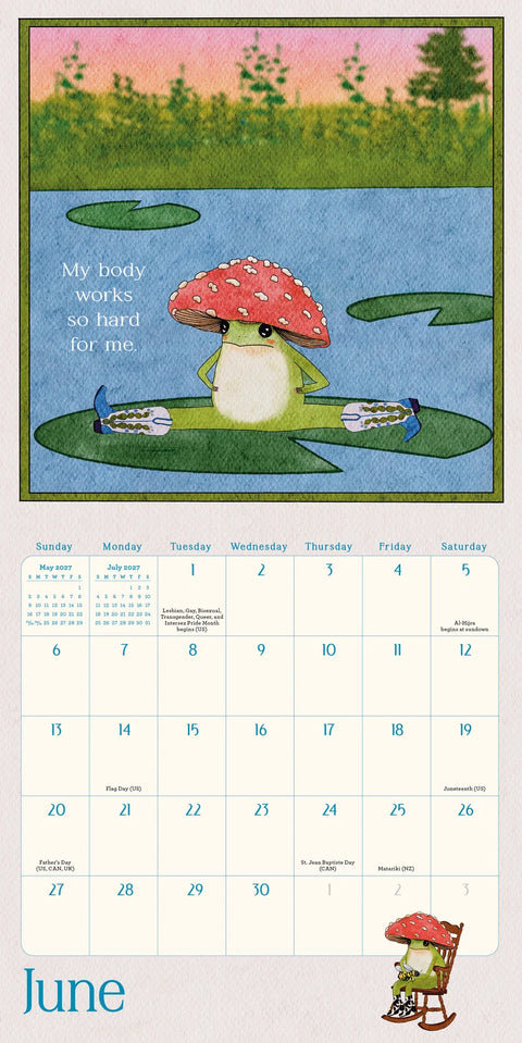 Little Frog's Guide to Self-Care Mini Calendar 2027
