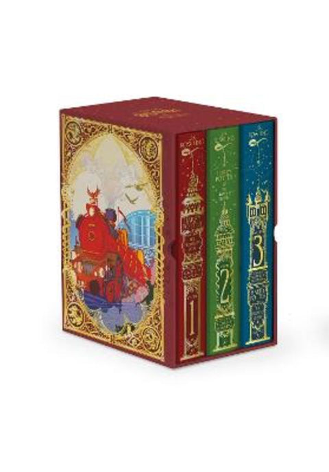 Harry Potter 1-3 Box Set: MinaLima Edition by J.K. Rowling - 9781526680068