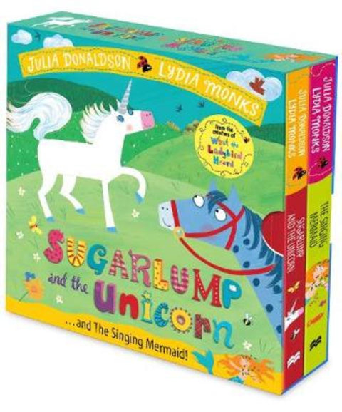 Sugarlump and the Unicorn and The Singing Mermaid Board Book Slipcase by Julia Donaldson - 9781529043952