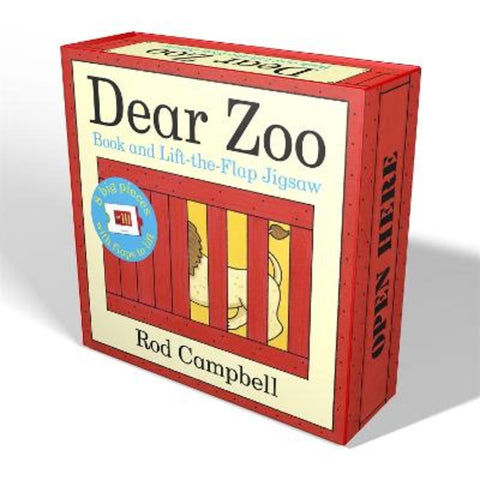 Dear Zoo Book and Lift-the-Flap Jigsaw Puzzle by Rod Campbell - 9781529074710