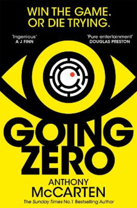 Going Zero by Anthony McCarten - 9781529090239
