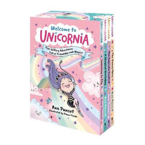 Welcome to Unicornia: Four Glittery Adventures Full of Friendship and Magic! by Ana Punset - 9781529530810