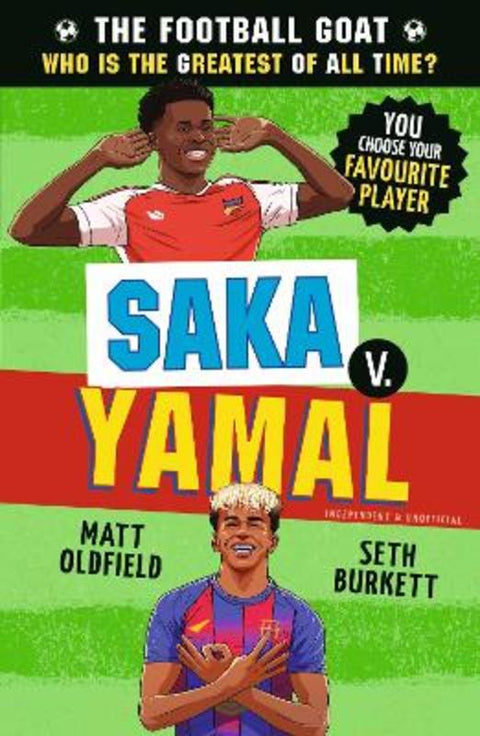 The Football GOAT: Saka v. Yamal from Matt Oldfield - Harry Hartog gift idea