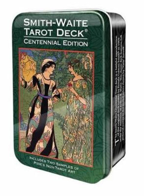 Smith-Waite (R) Centennial Tarot Deck In A Tin by Pamela Colman Smith - 9781572818125