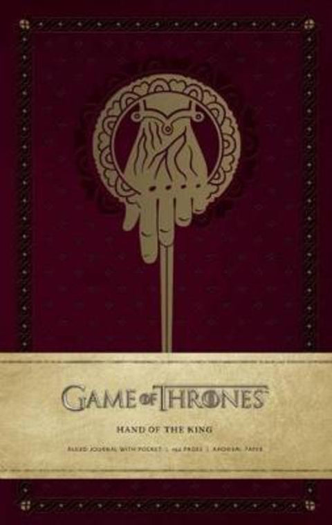 Game of Thrones: Hand of the King Hardcover Ruled Journal by . HBO - 9781608877188